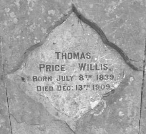 Epitaph of TP Willis